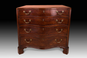 George-III-mahogany-chest-of-drawers