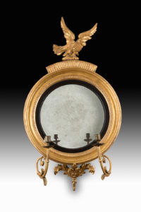 George-III-Regency-Period-giltwood-convex-mirror