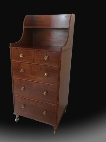 A rare George 111 Mahogany Chest of drawers