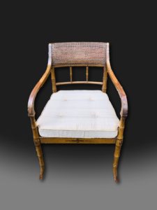 George III Regency Period Armchair in beechwood