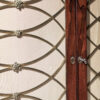 Sideboard door lock closeup