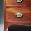 Bow Fronted Chest Drawers bottom left close up
