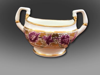 Red mark two handled porcelain Sucrier
