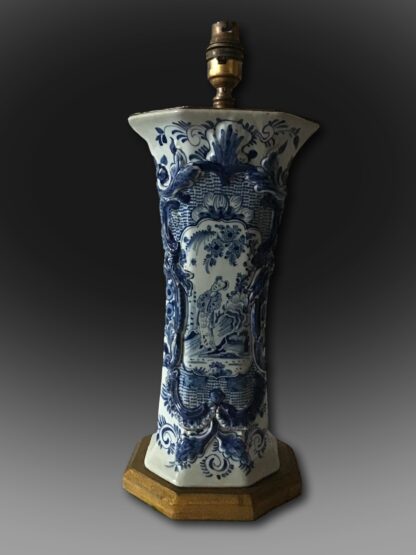 a fine late 18th century tall trumpet shaped vase. C1785