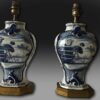 pair of early 19th century Delft vases no 4