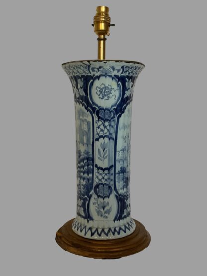 18th century Delft lamp