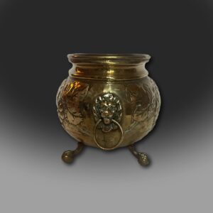 George III Brass jardiniere side