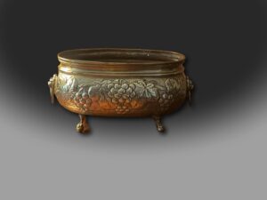 George III Brass jardiniere back