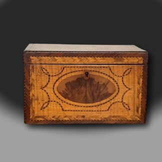 George III Tea Caddy in Satinwood, C1790 main image